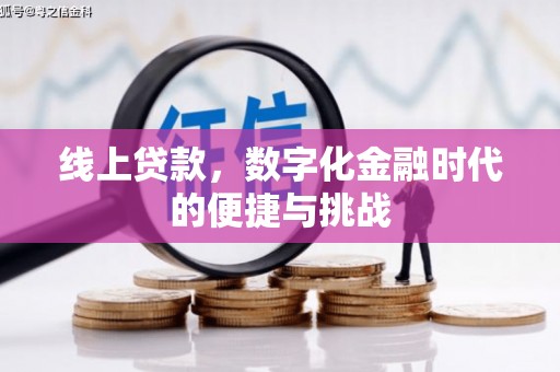 那曲线上贷款，数字化金融时代的便捷与挑战
