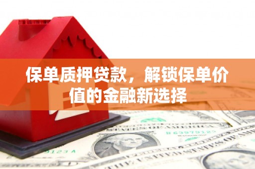那曲保单质押贷款，解锁保单价值的金融新选择