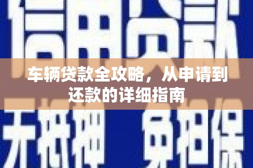 那曲车辆贷款全攻略，从申请到还款的详细指南
