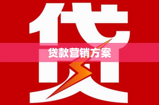 那曲贷款营销方案