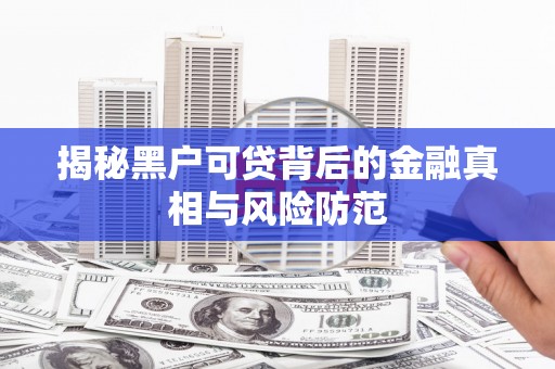 那曲揭秘黑户可贷背后的金融真相与风险防范