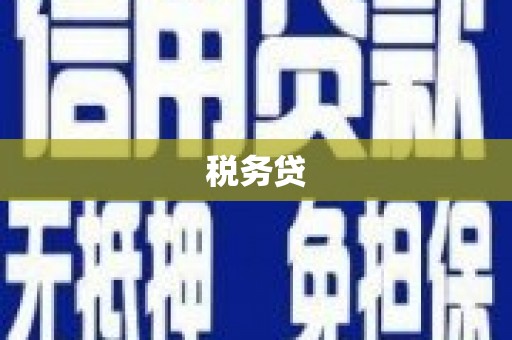那曲税务贷