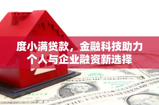 那曲度小满贷款，金融科技助力个人与企业融资新选择