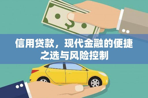 那曲信用贷款，现代金融的便捷之选与风险控制