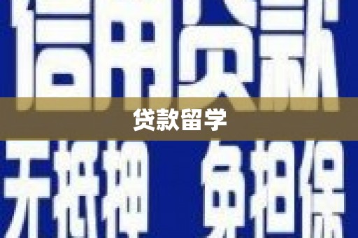 那曲贷款留学