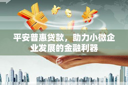 那曲平安普惠贷款，助力小微企业发展的金融利器