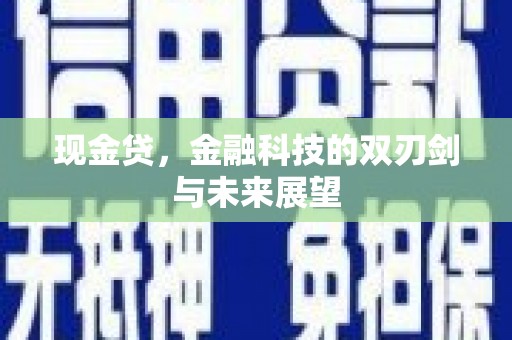 那曲现金贷，金融科技的双刃剑与未来展望