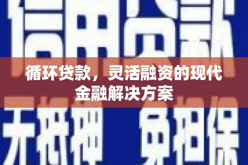 那曲循环贷款，灵活融资的现代金融解决方案