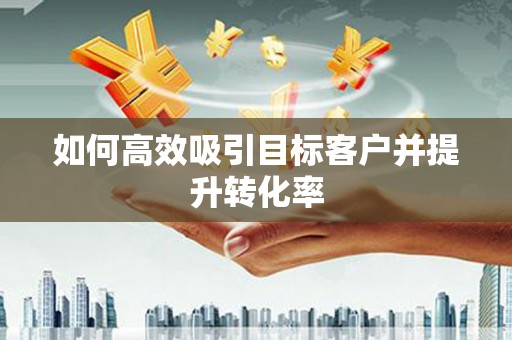 那曲如何高效吸引目标客户并提升转化率