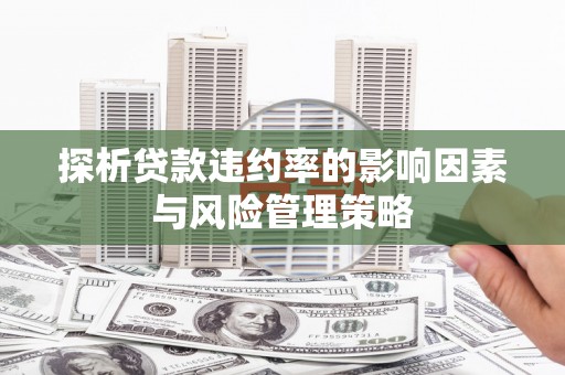 那曲探析贷款违约率的影响因素与风险管理策略