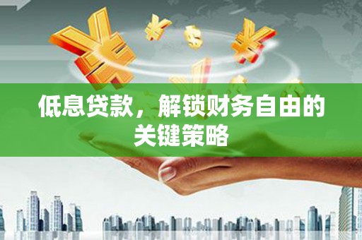 那曲低息贷款，解锁财务自由的关键策略