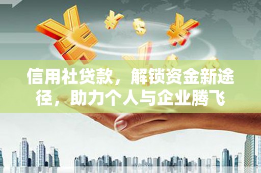 那曲信用社贷款，解锁资金新途径，助力个人与企业腾飞